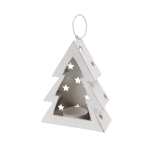 IRON TREE HANGING T-LIGHT HOLDER (COLOR)